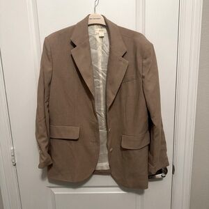 Maeve Oversized Camel Blazer